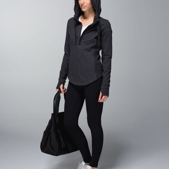 Lululemon Post Sweat Pullover Half Zip Hoodie Size 4 - Picture 3 of 14